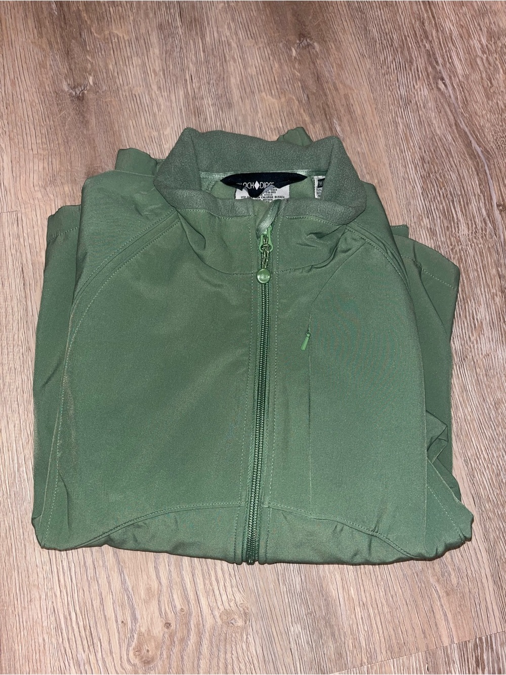 Black Diamond Mint Green Fleece Jacket